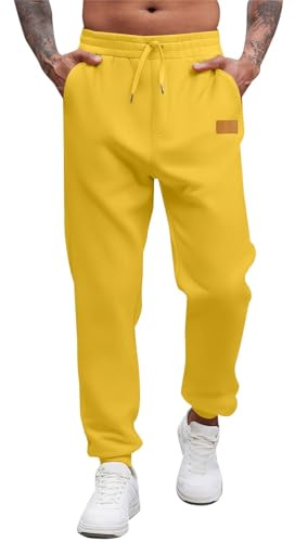 Herren Sporthose Casual Leicht Elastischer Bund Kordelzug Jogginghose Outdoor Jogginghose