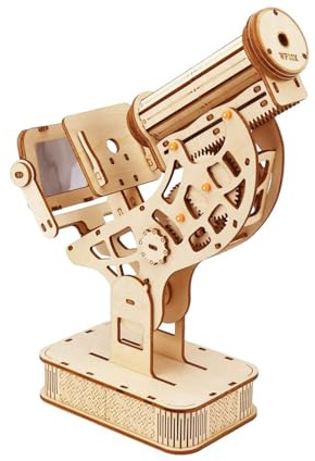 RCGOFOLLOW Holz Mikroskop Modellbau Puzzle Geduld entwickeln Konzentration Beobachtung 3D Holzpuzzle für Erwachsene Kinder Modellbau 3D Holz Mikroskop Spielzeug Lernspielzeug Jungen Mädchen