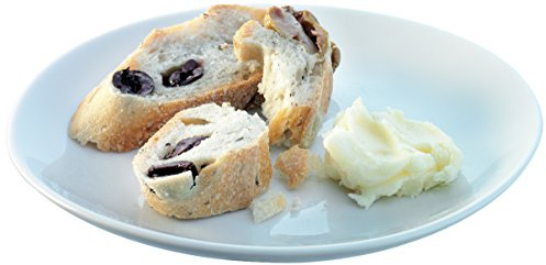 LSA International 16 cm Dine Assiette à gâteau/pain coupé, blanc (Lot de 4)