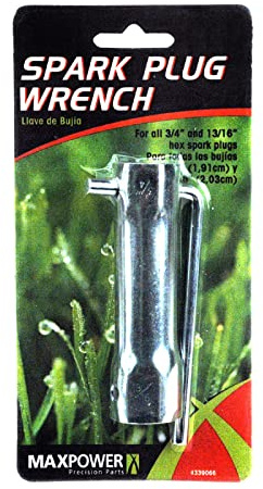 Maxpower 339066 Universal Spark Plug Wrench for 3/4 Inch Hex Short Plugs, 13/16 Inch Standard Plugs
