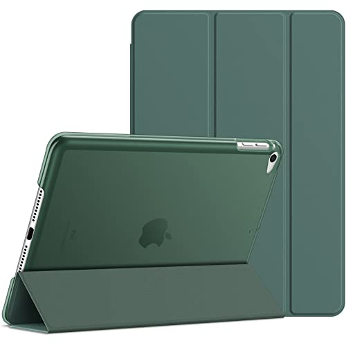 JETech Hülle für iPad mini 5. Gen 7,9 (2019), Neblig Grün | Schlanke Transluzent Rückseite, Dreifach-Ständer, Auto Schlafen/Wachen, Leichter Stoßschutz