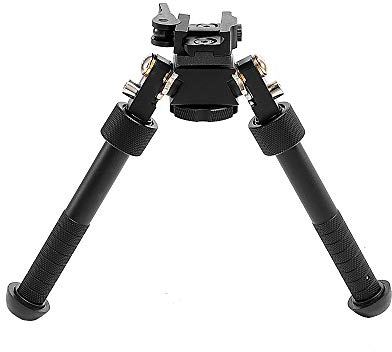 FXICH Bipods for Rifles 6 to 9 Inches Swivel Tiltable Quick Release Picatinny Mount Tactical Bipod