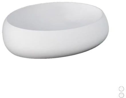 LAVABO DA APPOGGIO CLOUD OVALE Bianco Opaco Matt L. 58 cm
