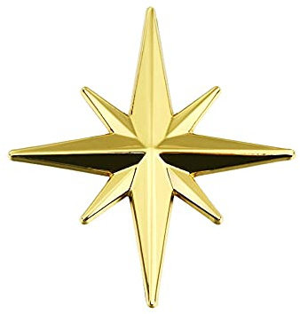 Coche Emblema Adhesivo Insignia Para Coche Coche Pegatinas Guía De Personalidad Estrella Coche Pegatinas Car Para 3D Estéreo Metal Modificado Etiqueta Cuerpo Rasguños Pegatinas Decorativas-Dorado Estr