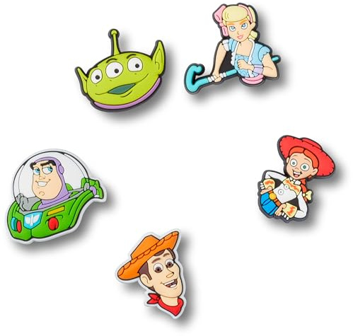 Crocs 5-Pack Disney Shoe Charms | Jibbitz for, Ciondoli per Scarpe Unisex-Adulto, Toy Story, Taglia Unica