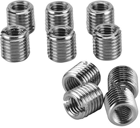 Inserto de rosca autorroscante, inserto de rosca externa interior M8 x 1,25 exterior M12 x 1,5 longitud 12 mm Accesorios de hardware