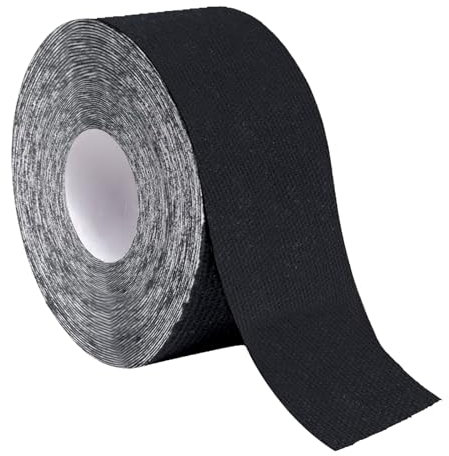 PRIOR FITNESS Aerial Hoop Tape Nastro Antiscivolo Aerial Lyra Tape Nastro Antiscivolo Grip Nastri Yoga Rig Cintura per Esercizi Ginnastica Acrobatica Kinesiologia (Nero)