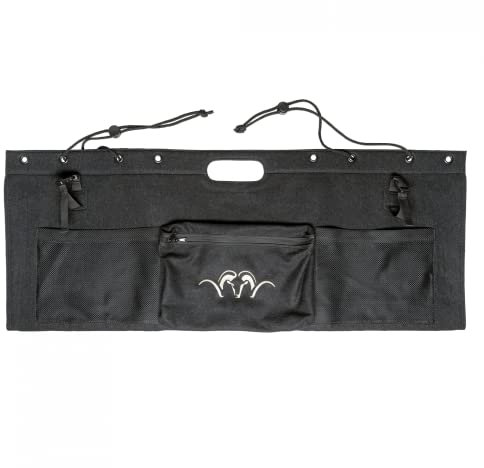 OUTDOORDINO Blaser PKW-Futteral abschließbar Waffenfutteral für das Auto mit abschließbarem Fach für Gewehr und Munition Transporttasche mit Zielstock Halterung, 117cm x 45cm, Schwarz