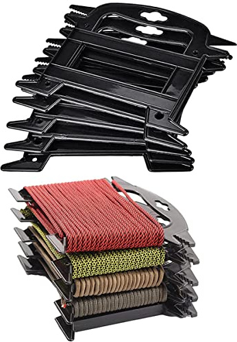 WideSmart 10Pcs Paracord Wickler, Seil-Paracord Wickler Leiter Angelschnur Kabelspulen Seil Organizer Seilwickler Fallschirm Cord Keeper Organizer Paracord Spool Werkzeug Outdoor Seilschnurhalter