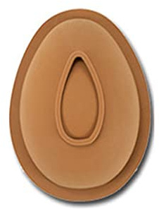 Stampi per uova in silicone, stampi per cioccolato di Pasqua, stampi in silicone per uova di Pasqua 3D grandi e antiaderenti, 6 forme, riutilizzabili, per decorazioni pasquali, 2PCS (Tipo-1)
