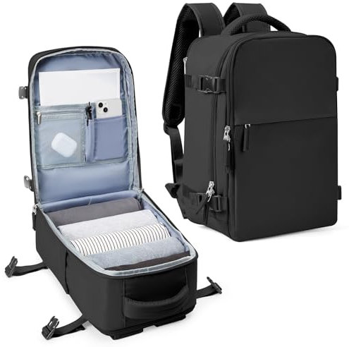 SZLX Rucksack Ryanair Handgepäck Wizzair Rucksack 40x20x25 für Ryanair Reiserucksack Flugzeug Easyjet Handgepäck Laptop Rucksack 14 Zoll Untersitz Kofferrucksack