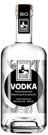Vodka de raisins bio Distillerie de la Seine - Bouteille de 70cl à 40% - Produits-Normandie