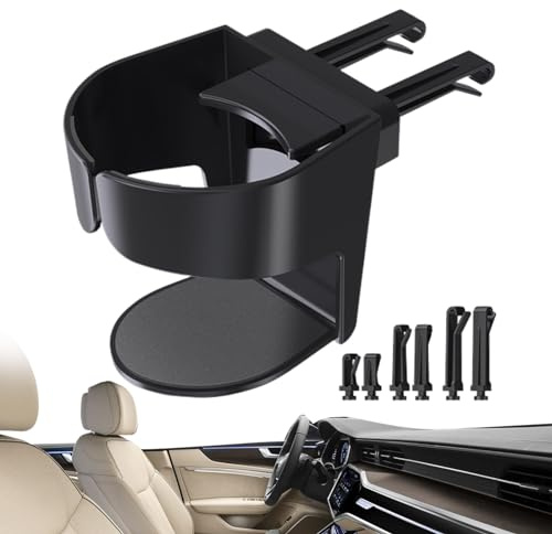 Porte-gobelet pour Grille d'aération | Porte-gobelets Automobiles universels, Rotation à 360 degrés | Décoration de Voiture Antichoc, Porte-Bouteille Solide pour Eau, café, canette Itrimaka