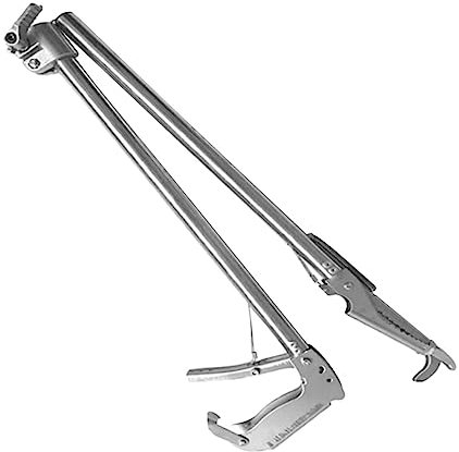 LIFKOME Stainless Steel EEL Tong Crab Tong Non-Slip Clamp Scissor Design Lobster Clip Outdoor Sea Fishing Cooking Utensil