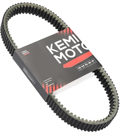 KEMIMOTO UTV Drive Belt Replace #3211149 Compatible with Polaris Ranger 570/900 XP/Crew, ACE 570/900/325 Accessories Upgrade to 5-Ply Heat Resistant Transmission Clutch