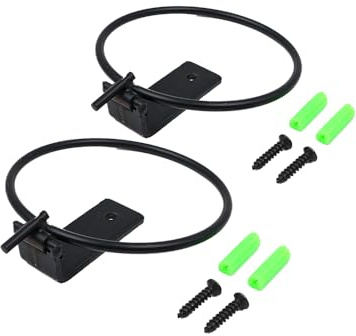 Hsthe Sea Blumentopfhalter Wand Pflanzer Rack Halterung Wandhalterung Blumentopfhalter Ring 2er-Set Wandmontage für Hausgarten Balkon im Freien Blume Pflanze Topf Kleiderbügel