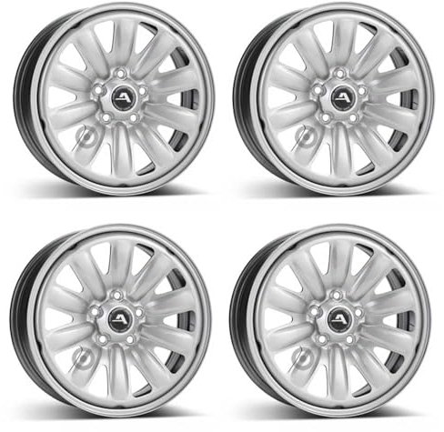 4x Alcar Stahlfelgen 4-130300 6.0Jx16 ET48 5x112 kompatibel mit Volkswagen Golf