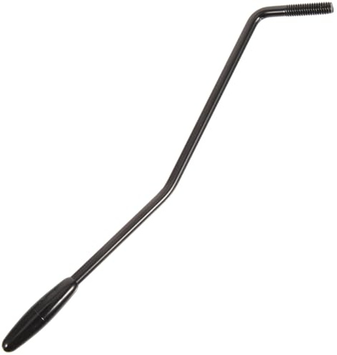 SWOOMEY Barra de Trémolo para Guitarra Eléctrica Brazo de Puente de Metal Negro, Rosca de 6 Mm, Accesorio Punta de Plástico para Mejor Protección y Rendimiento