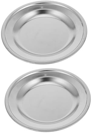 GALPADA 2piezas Bandeja Soporte para Bolsitas De Té Organizador De Metal Diseño Redondo