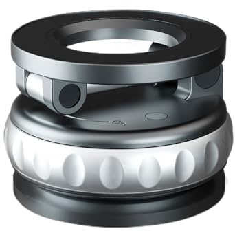 TABSIRAH Soporte magnético de succión para teléfono – Soporte magnético ajustable al vacío de 360 grados | Soporte de teléfono con ventosa | Soporte móvil plegable Easy Gadgets para coches, exteriores