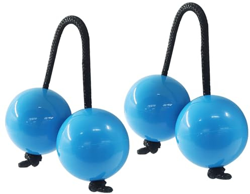 BokWin African Rhythms Aslatua Shaker, confezione da 2 strumenti musicali a percussione Kashaka e palline ritmiche, percussioni manuali africane per adulti e principianti, shaker in ABS da 5,1 cm per