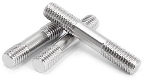 KSeSii 1-10 piezas de varilla roscada de doble extremo M3 M4 M5 M6 M8 M10 M12 M16 304 pernos prisioneros de acero inoxidable Varilla dentada Pernos prisioneros sin cabeza(M6-5pcs,40mm)