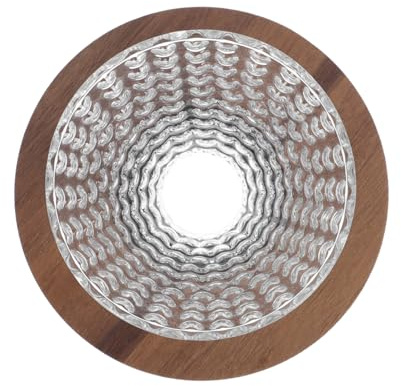 VICASKY Filtro Caffè Imbuto Giapponese in Silicone Antiscivolo con Supporto in Noce per Infusione Manuale Filtro Preciso per Gocciolamento Lento e Gusto