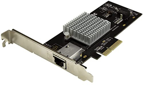 StarTech.com ST10000SPEXI - Tarjeta de Red Ethernet, Color Negro | Chipset Intel X550, 10G/5G/2, 5G/1G/100M, RJ45, Intel VT-c