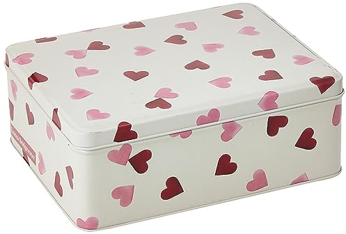 Bridgewater Emma Hearts Deep Rectangular Tin 195 x 154 x 75 mm