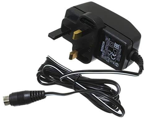 Genuine 2609003932 Bosch 3-Pin UK Mains Plug Shrub Shearer Battery Charger for AGS, ASB, KEO Series