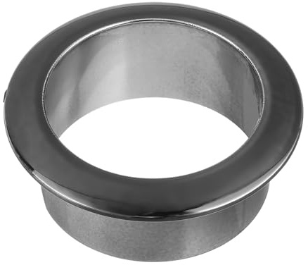 sourcing map 1 Pcs 1.38 inch (35mm) Nylon Desk Grommets, Plastic Cable Hole Cover, Wire Cord Cable Organizer for Computer Desk Cabinet, Black