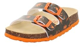 Superfit Fussbettpantoffel 1-800111 Hausschuhe, ORANGE/Mehrfarbig 5400, 35 EU