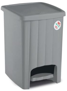 PATTUMIERA A PEDALE MARGHERITA 20lt GREY