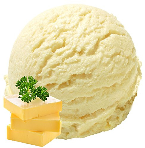 Butter Vanille Geschmack 333g Gino Gelati Eispulver Softeispulver für Ihre Eismaschine