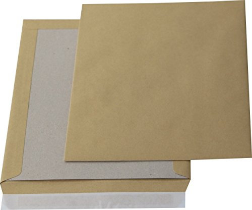 200 St. B4 Papprückwand Versandtaschen braun 120 gr. Kuvert Haftklebend Briefumschläge HK Briefhüllen