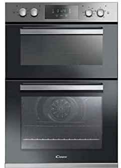 Candy FC9D405X 90cm Built Under Double Oven, Fan/Static Stainess Steel, One Size