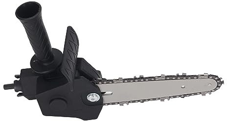 Elektrischer Kettensägen-Bohraufsatz, Elektrischer Bohrer zu Säge-Adapter, 15,2 Cm Umwandlungskopf, Bohrmaschine, Kettensägen-Verlängerung Für Holz Und Stahl