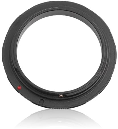 Adapter Ring,Macro Photography Reverse Lens Adapter,52mm, 55mm, 58mm Aluminium Alloy Macro Shooting Reverse Adapter Ring for Mount DSLR Camera(58MM)
