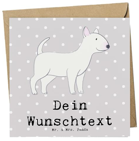 Mr. & Mrs. Panda karte personalisiert Bullterrier Lebensretter - Personalisierte Geschenke, Karten, Geschenk, Postkarte, Grußkarten