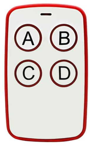 Telecomando elettrico per cancello – telecomando universale per porta del garage, telecomando per cancello | duplicatore apriporta senza fili | telecomando a 4 pulsanti di clonazione, MHz,
