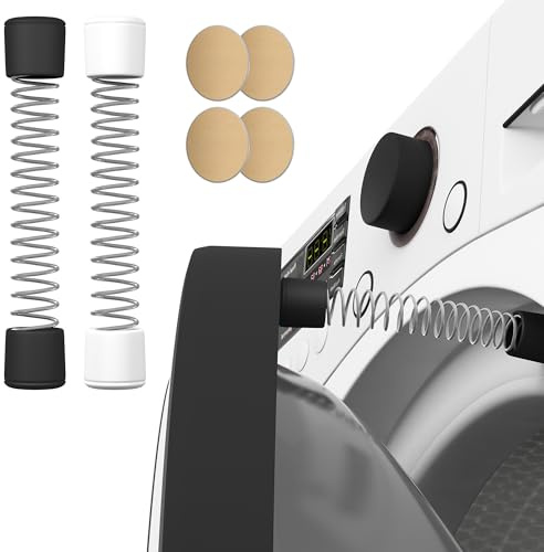 Nearockle Frontlader Waschmaschinen Türstütze, Magnetischer Waschmaschinen Türhalter Halten Sie die Tür der Waschmaschine Offen um Geruchsbildung zu Schimmelig (Schwarz+Weiß)