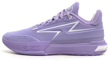 LI-NING Herren Basketballschuhe Professionelle Anti-Rutsch Und Stoßdämpfende Herren Sneaker Wade Flash Serie Lila EU 42 1/3