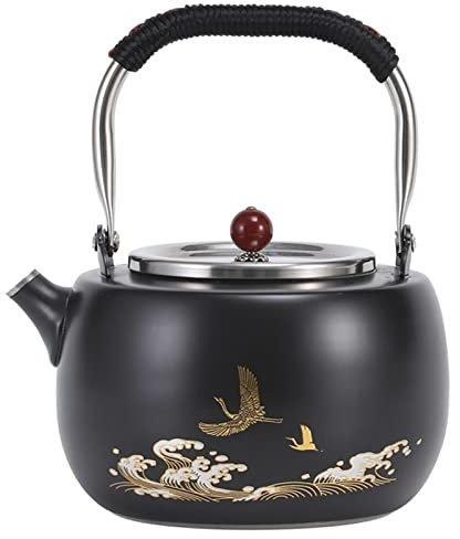 Tetera de Acero Inoxidable 304 de 1,2 l con infusor, Tetera de inducción más Gruesa, Tetera Creativa para el hogar y la Oficina, para hervir Agua, café o Leche