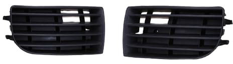 HBIS Nebelscheinwerfer Kompatibel Mit VW Für Golf MK5 2005 2006 2007 2008 2009 1K0853665A 2 Stück Auto Nebelscheinwerferabdeckung Grill Ersatzteile Auto Nebelscheinwerfergitter(Non-Porous)