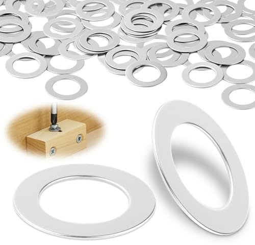 TXXATX 60 Pezzi Rondelle Acciaio M4 Rondelle Alzaporta M4x8x0,3 mm Rondelles Acciaio Inox A2 V2A DIN988 Guarnizioni Piatte per Vite Bulloni Noci