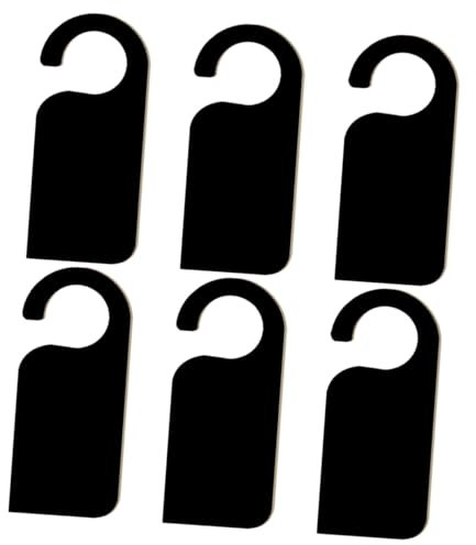 Abaodam 6 Stück Holz Türschild Hängeschild Multi Funktional Langlebig Doppelseitig für Haustüren und Schaufenster Kreative Schilddekoration