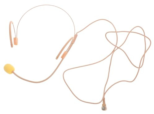 Doppelohrbügelmikrofon mit Schwenkarm , Kabelgebundenes Headset Mikrofon | Lehrkräfte und Profis, Headworn Stil, Kompakt und Bequem, für Live Auftritt Sowie Vorträge