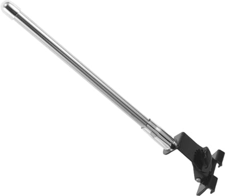 Mikikit Antenne Automobile 36 Cm en Acier Inoxydable Noire, Accessoire Extérieur Compatible Toits de Véhicules et Motos, Décoration D'antenne de Voiture Résistante la Corrosion, Fixation