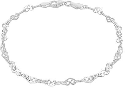 Tuscany Silver Damen - Armband 925 Sterling Silver Rundschliff Diamant 8.25.9912