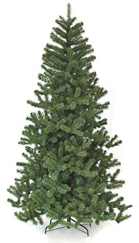 Großer künstlicher Weihnachtsbaum Tannenbaum Oslo grün - 270cm hoch mit 1556 Tannennadeln in B1 schwer entflammbar von kunstpflanzen-discount.com